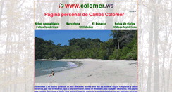 Desktop Screenshot of colomer.ws