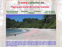 Tablet Screenshot of colomer.ws